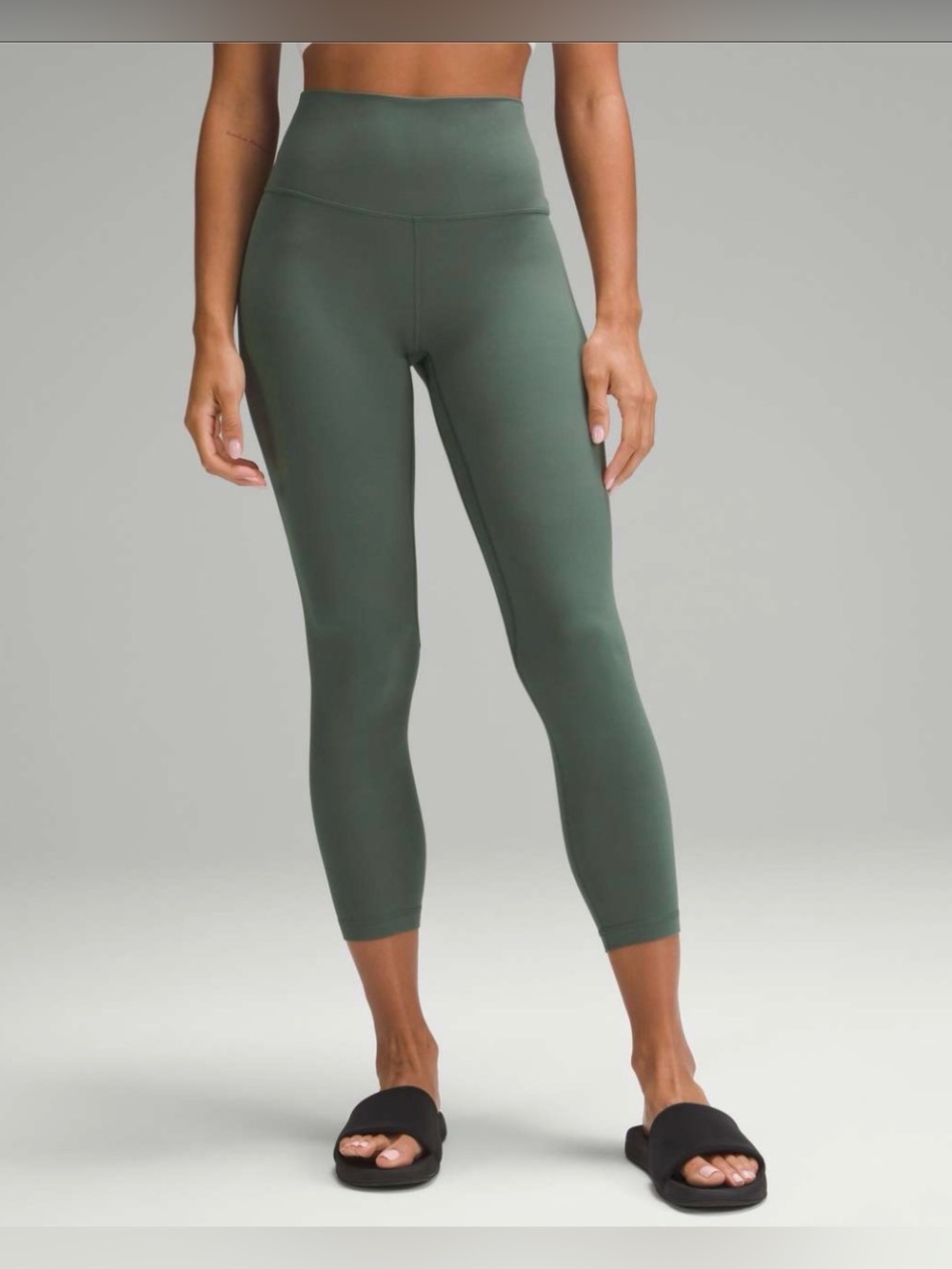 lululemon athletica Align II High-Rise Leggings - Teal Green (Dark Forest) 25” - Picture 6 of 6